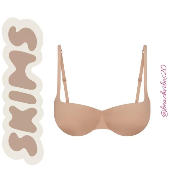 SKIMS Ultimate Push-Up Balconette Bra Clay 36C NWT - Picture 9 of 10
